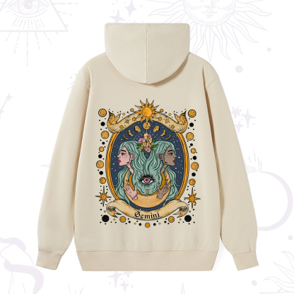Purplehecate Celestial Gemini Zodiac Hoodie
