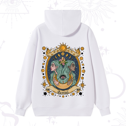 Purplehecate Celestial Gemini Zodiac Hoodie