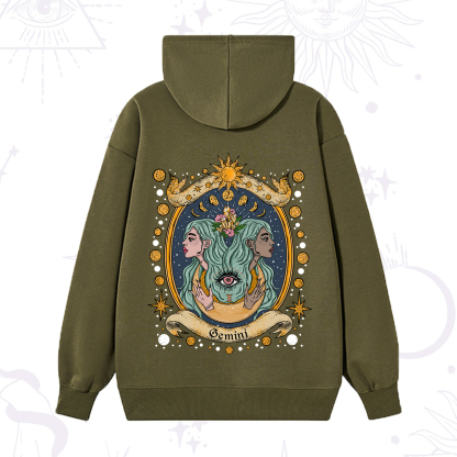 Purplehecate Celestial Gemini Zodiac Hoodie
