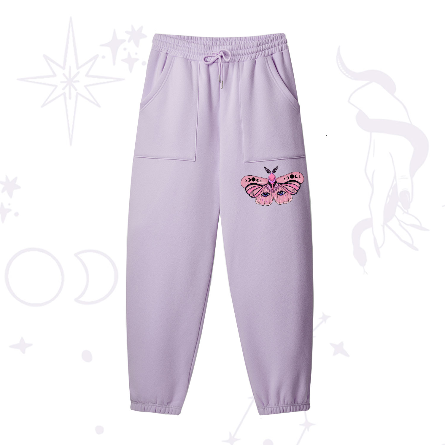 Purplehecate What's Coming Is Better Than What's Gone Fleece Sweatpants