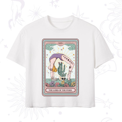 Purplehecate The Lord Of The Poses Tarot Crop T-Shirt