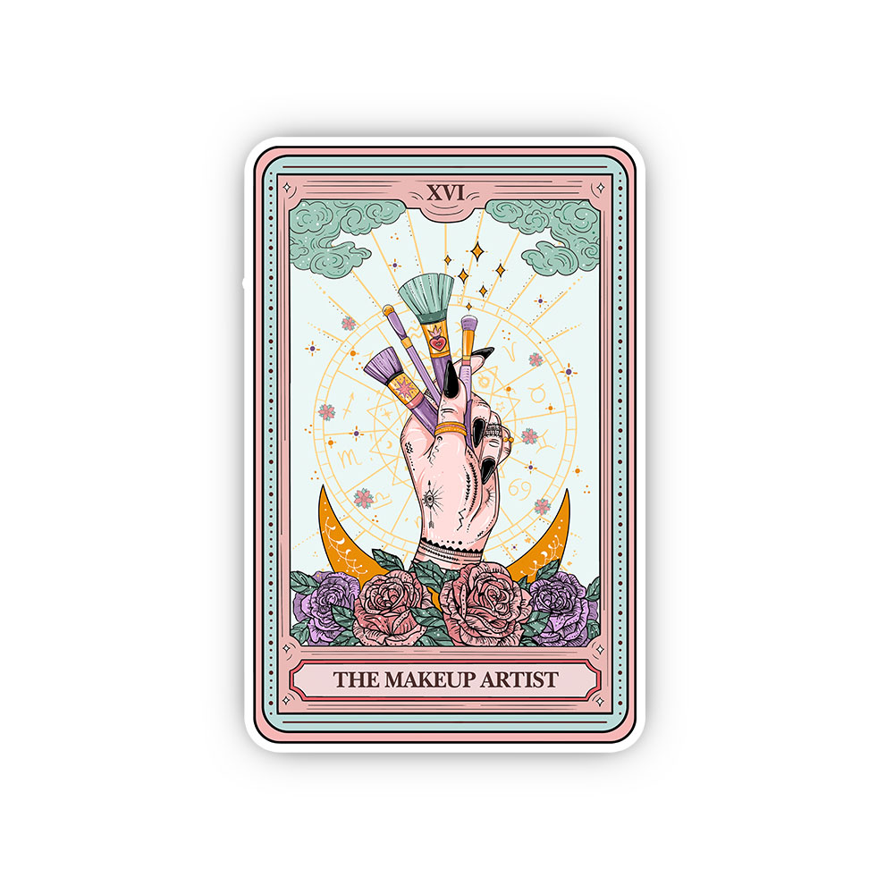 Purplehecate The Makeup Artist Life Tarot Sticker