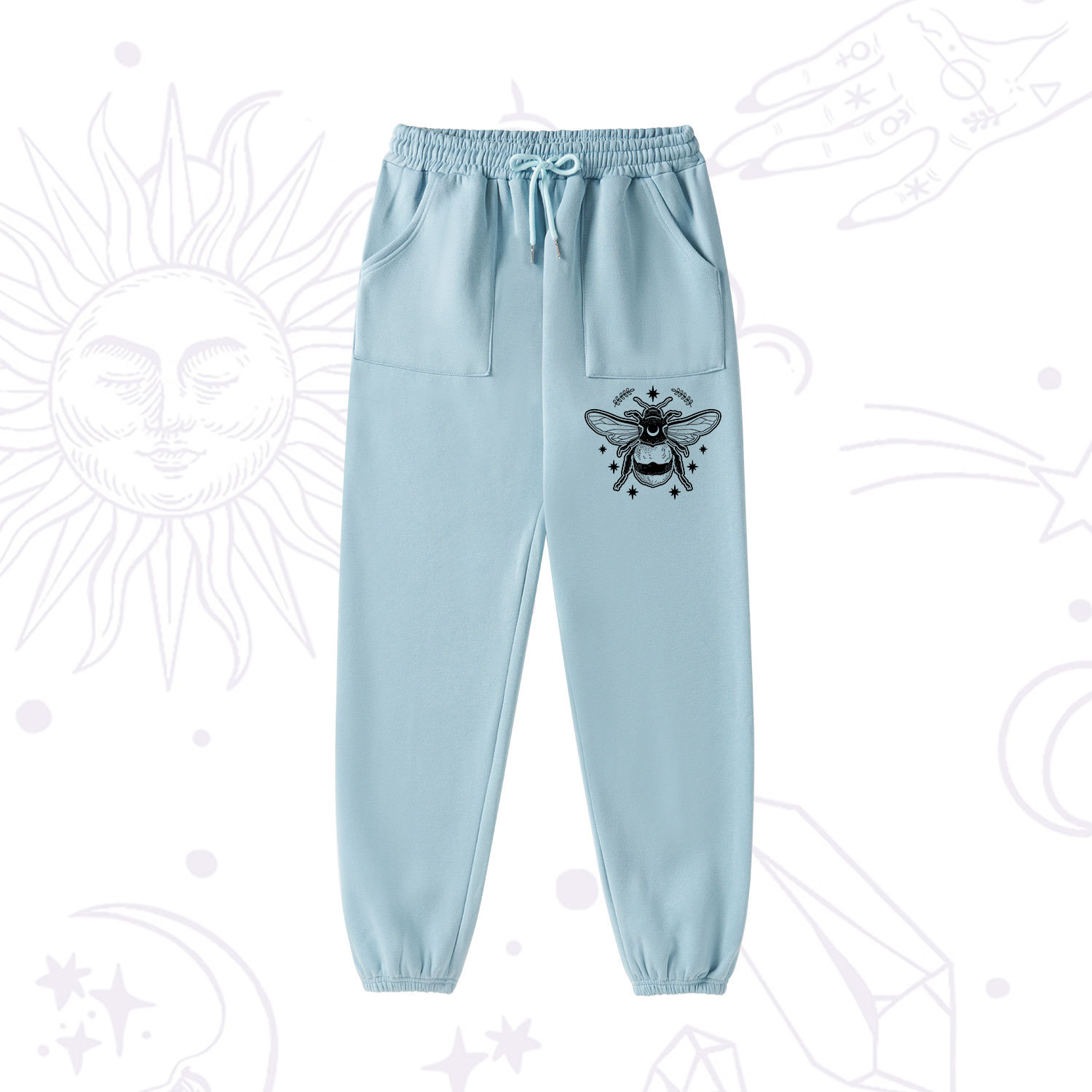 Purplehecate Moon Bee Fleece Hoodie Suit