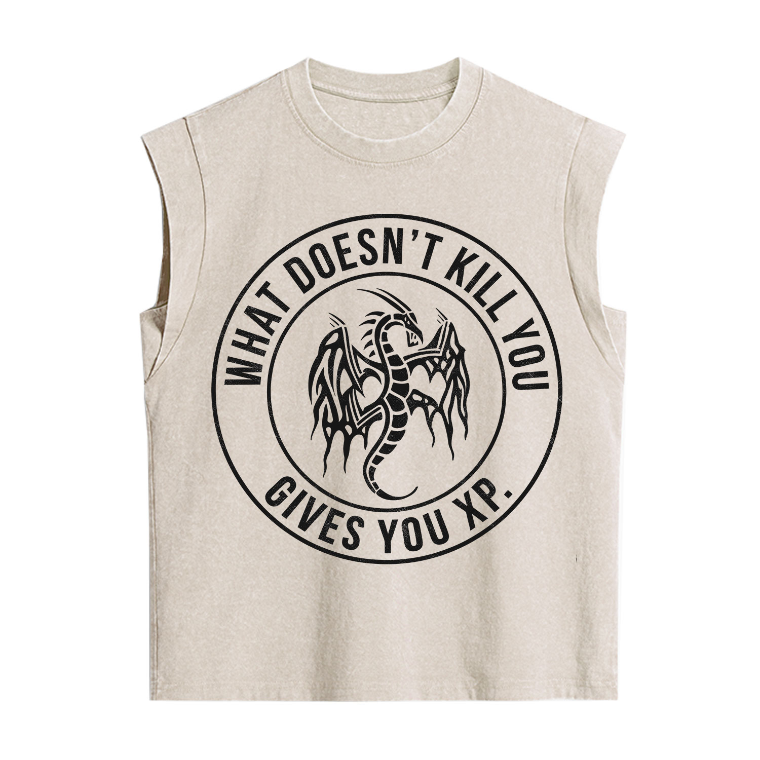 Purplehecate What Doesn't Kill You Gives You XP Vintage Washed Tank