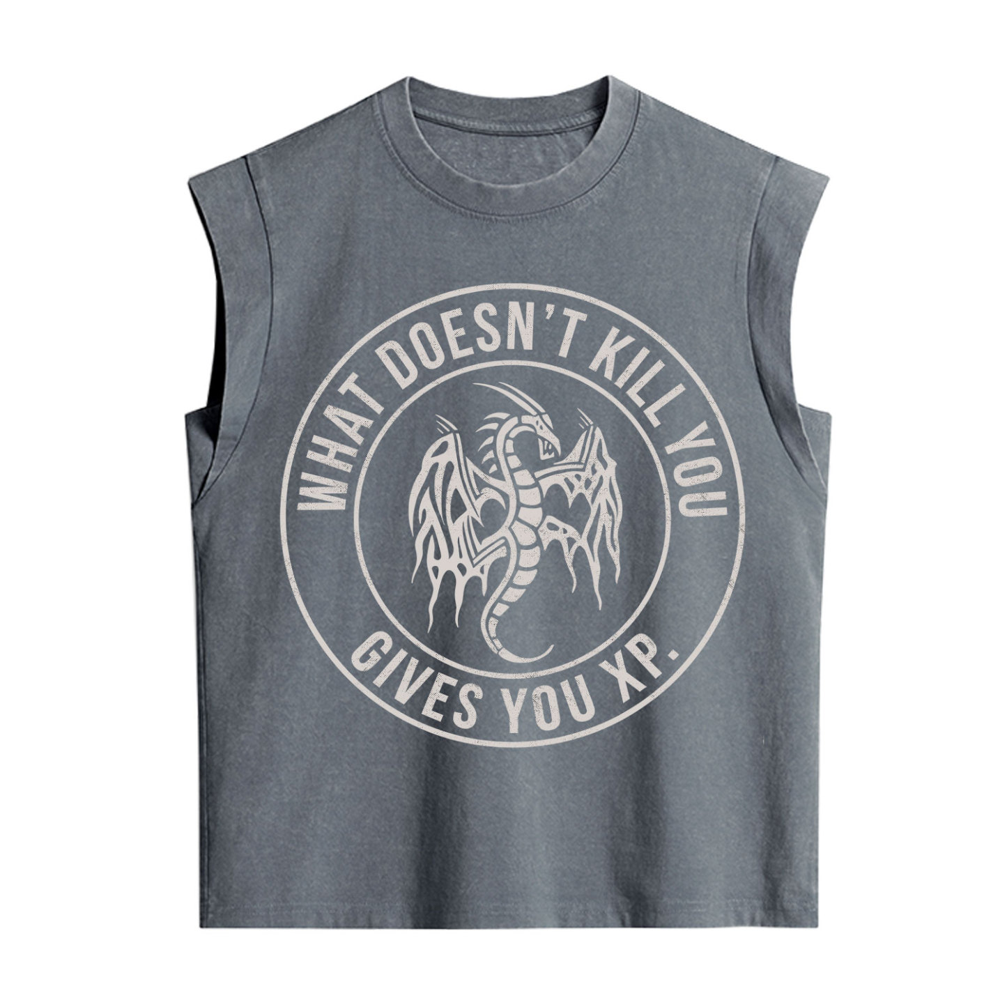 Purplehecate What Doesn't Kill You Gives You XP Vintage Washed Tank