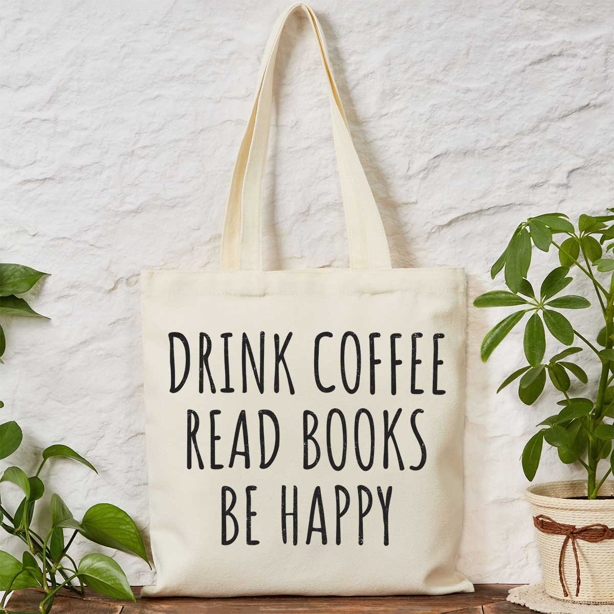 Purplehecate Drink Coffee Read Books Be Happy Tote Bag