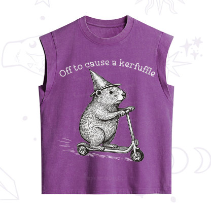 Purplehecate Off to Cause A Kerfuffle Vintage Washed Tank