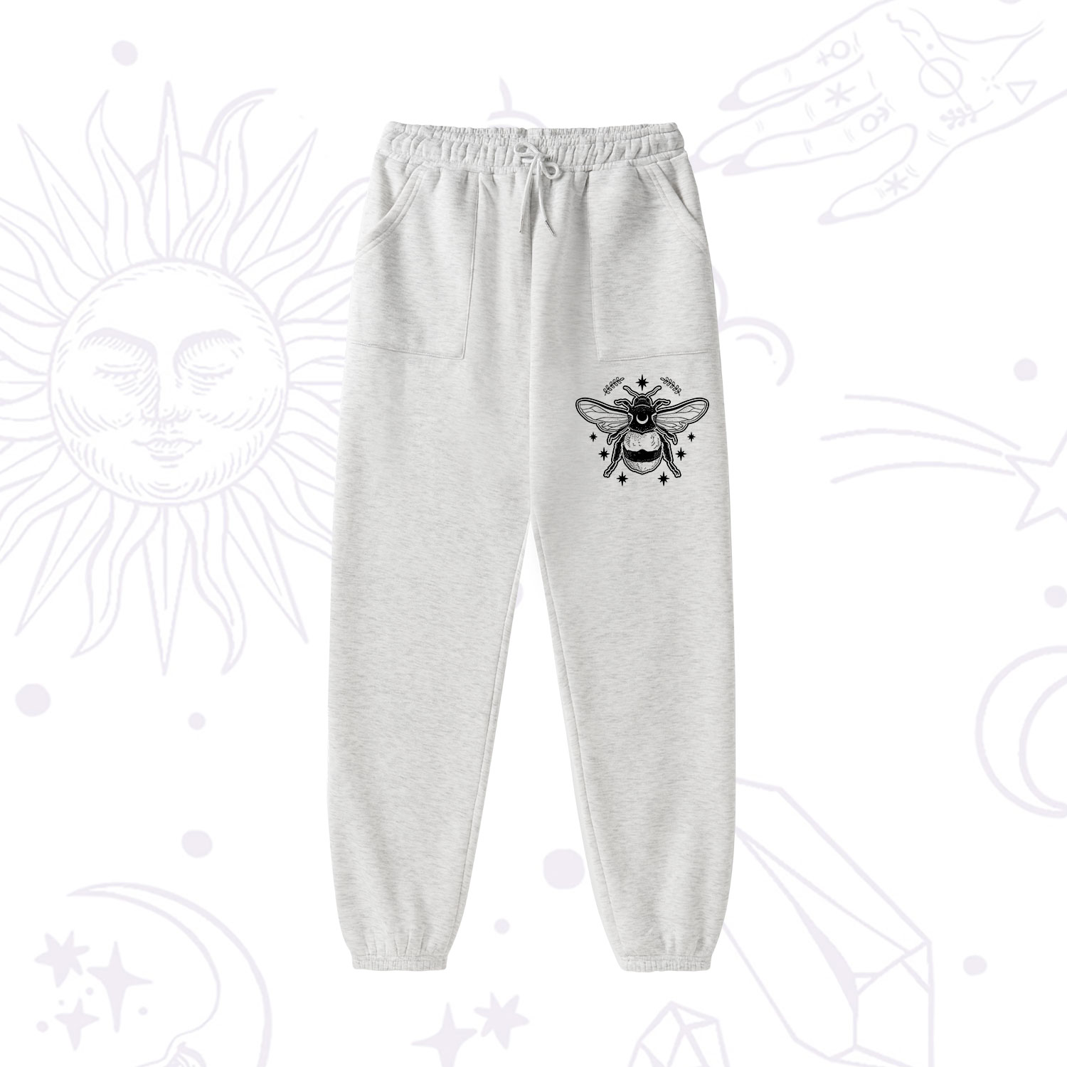 Purplehecate Moon Bee Fleece Hoodie Suit