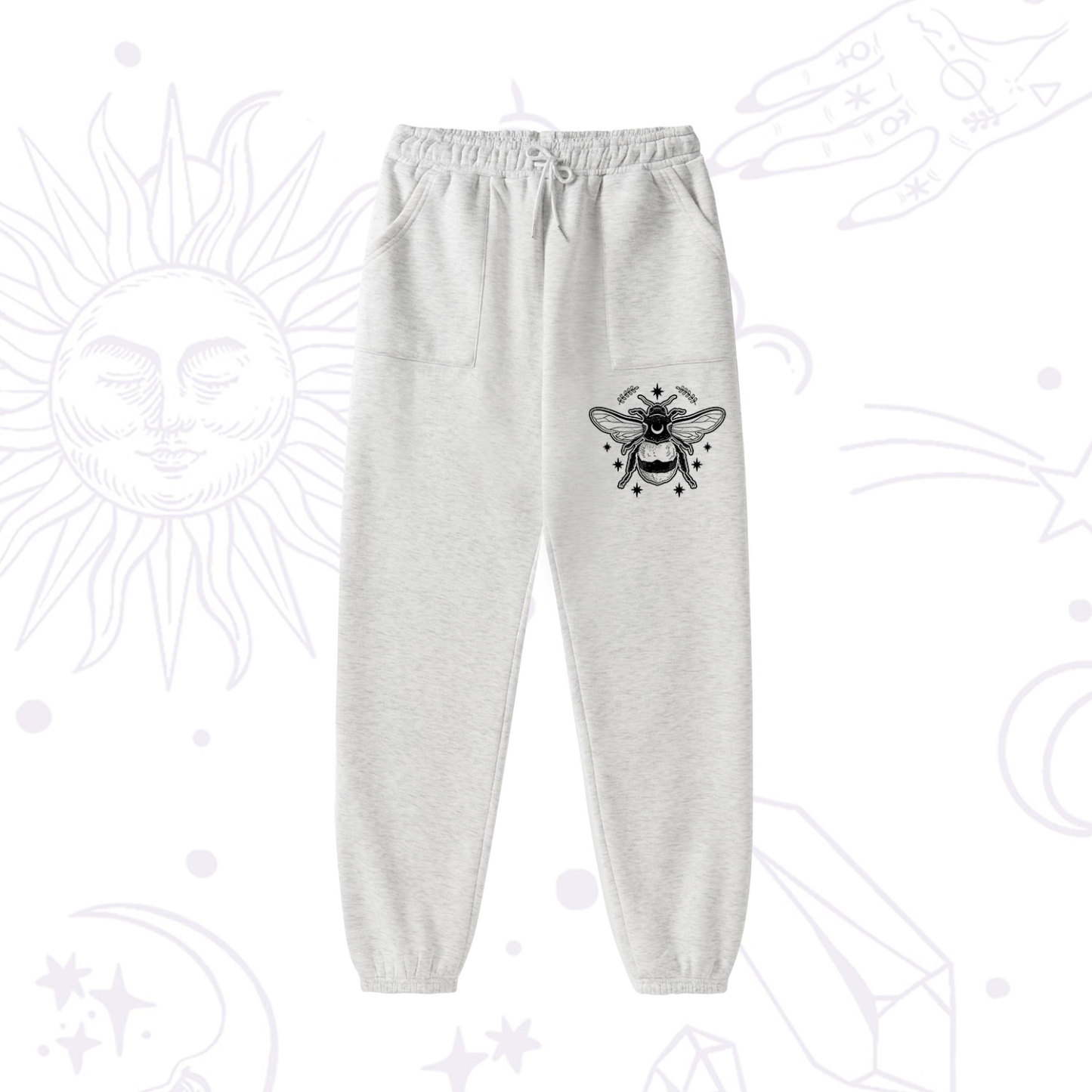 Purplehecate Moon Bee Fleece Hoodie Suit