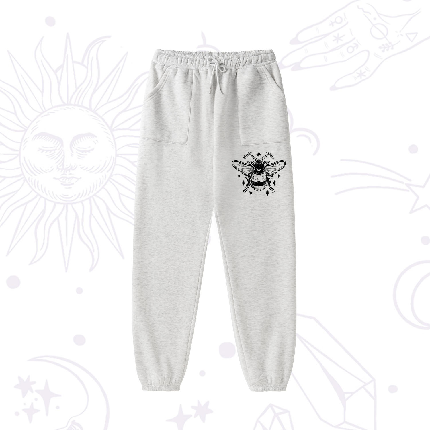 Purplehecate Moon Bee Fleece Hoodie Suit