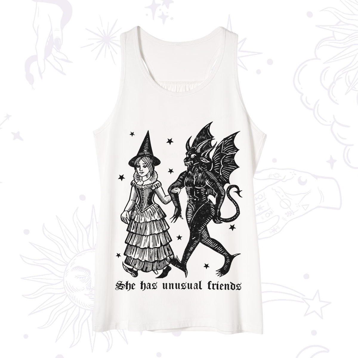 Purplehecate She Has Unusual Friends Tank