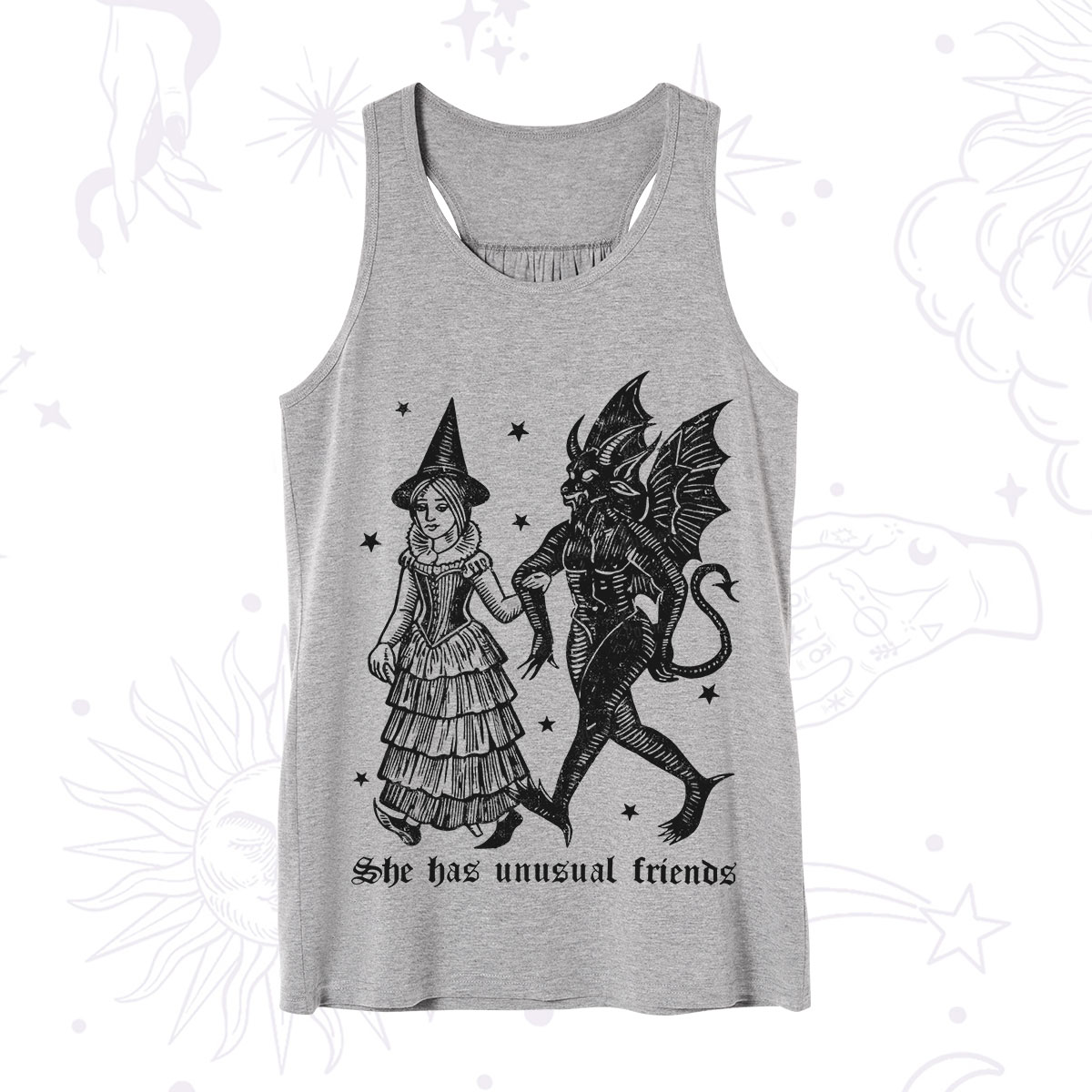 Purplehecate She Has Unusual Friends Tank