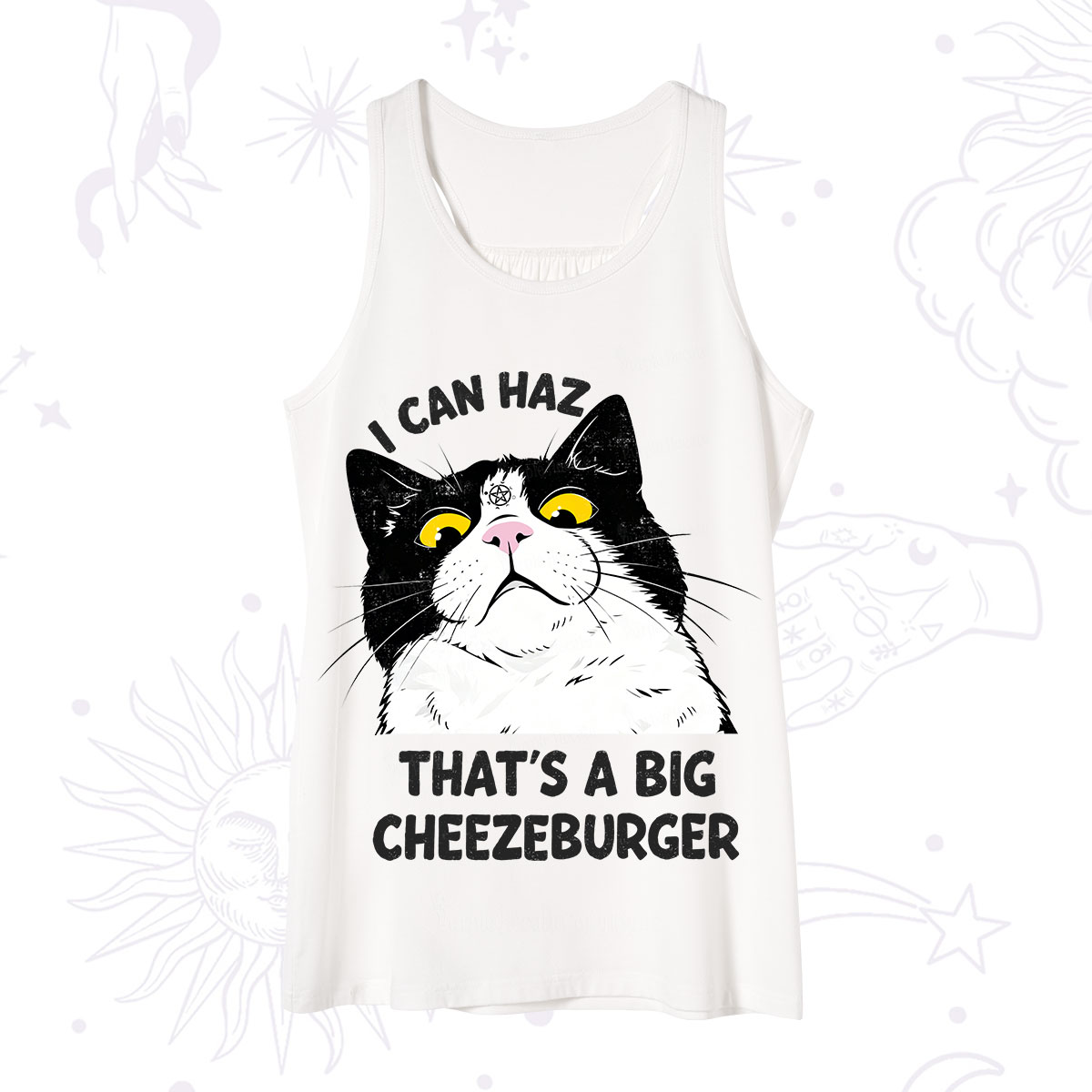 Purplehecate I Can Haz That's A Big Cheezeburger Tank