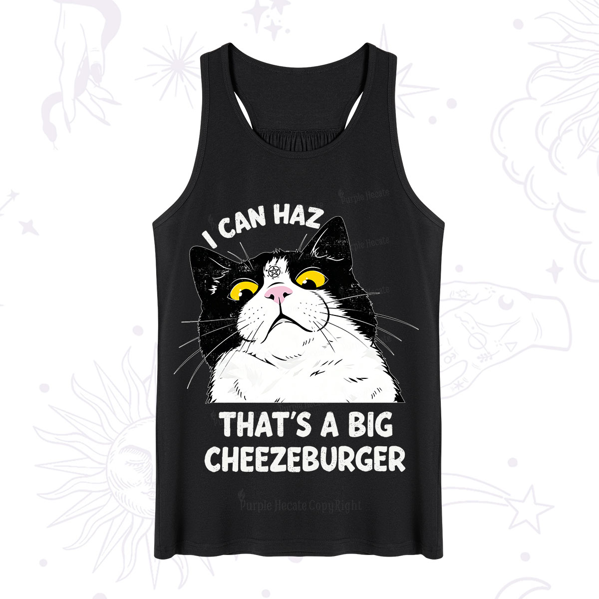 Purplehecate I Can Haz That's A Big Cheezeburger Tank
