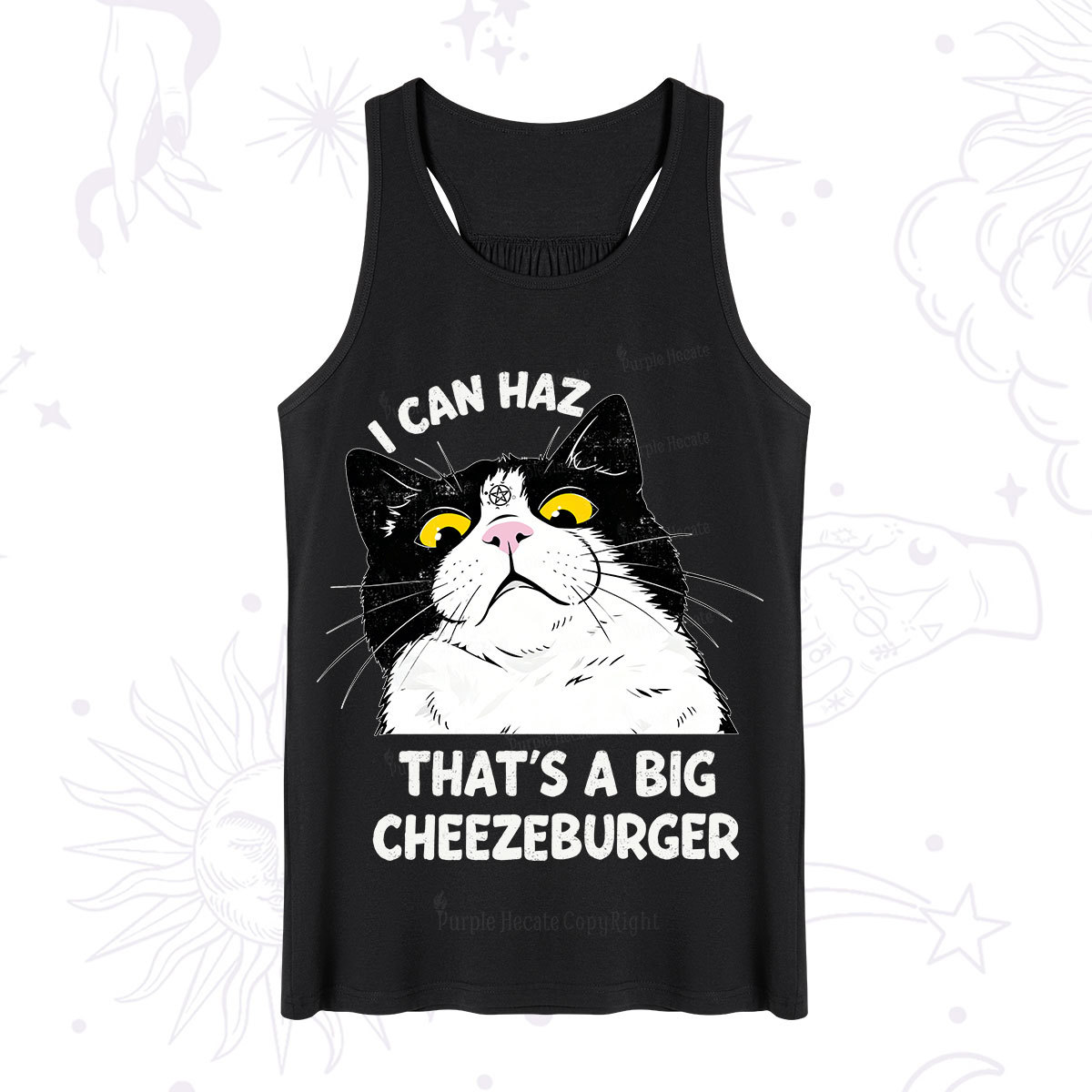 Purplehecate I Can Haz That's A Big Cheezeburger Tank