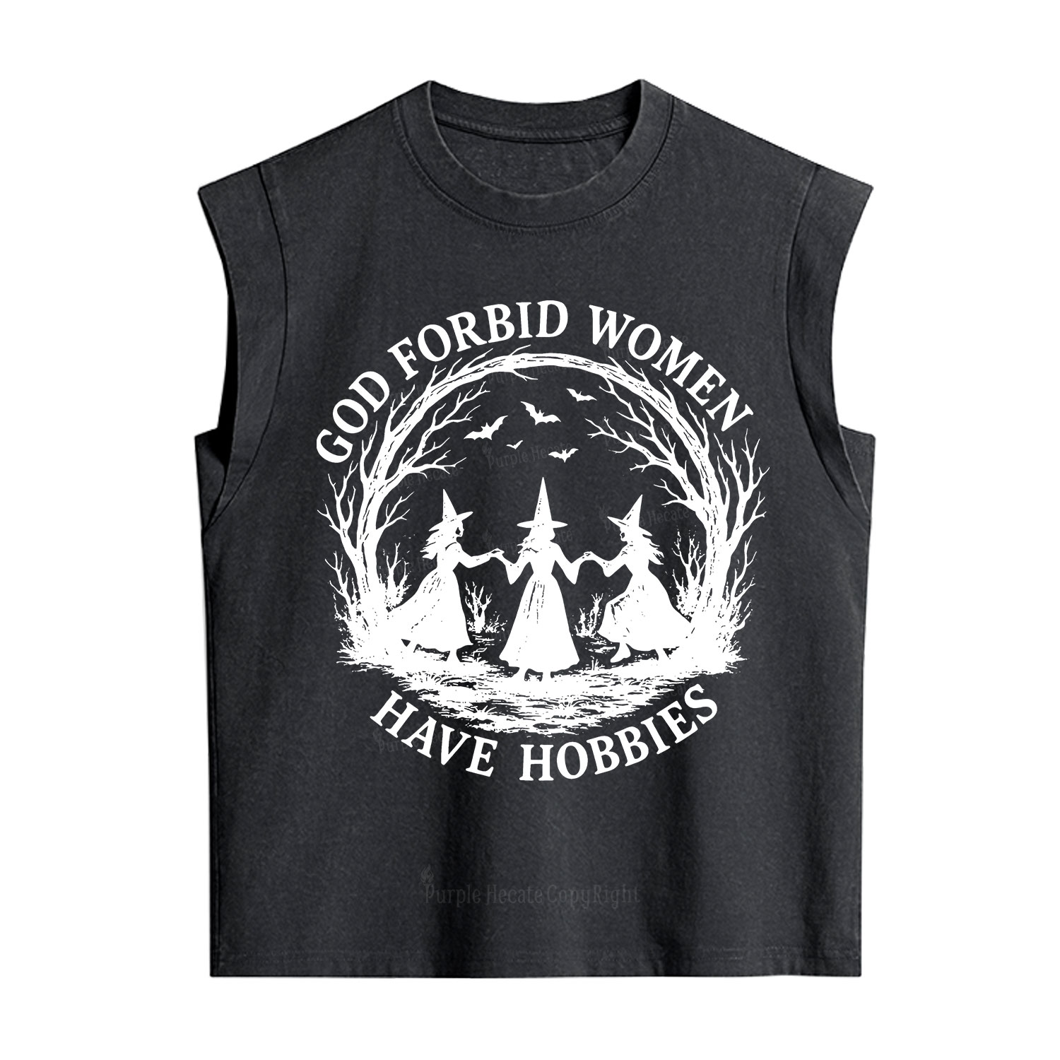 Purplehecate God Forbid Women Have Hobbies Vintage Washed Tank