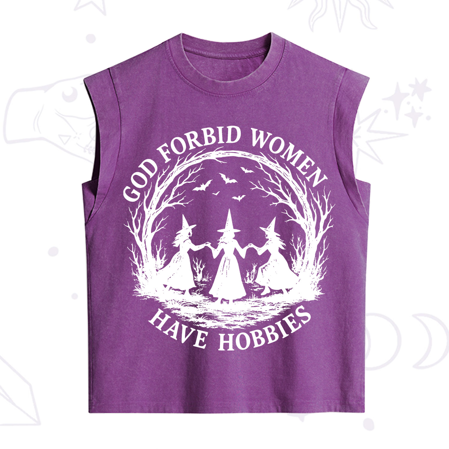 Purplehecate God Forbid Women Have Hobbies Vintage Washed Tank