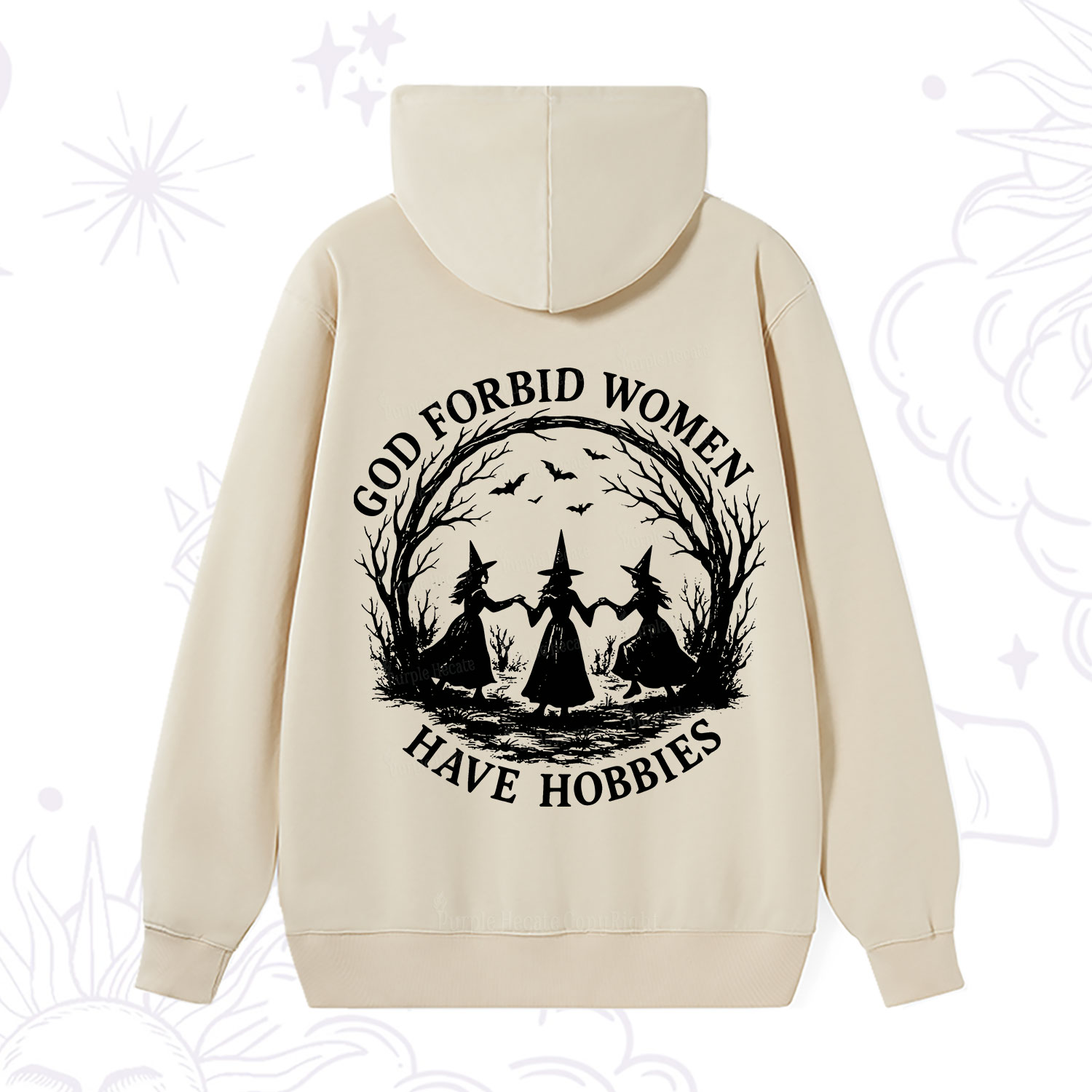 Purplehecate God Forbid Women Have Hobbies Hoodie