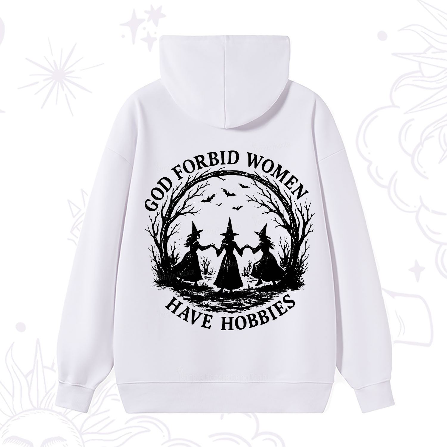 Purplehecate God Forbid Women Have Hobbies Hoodie