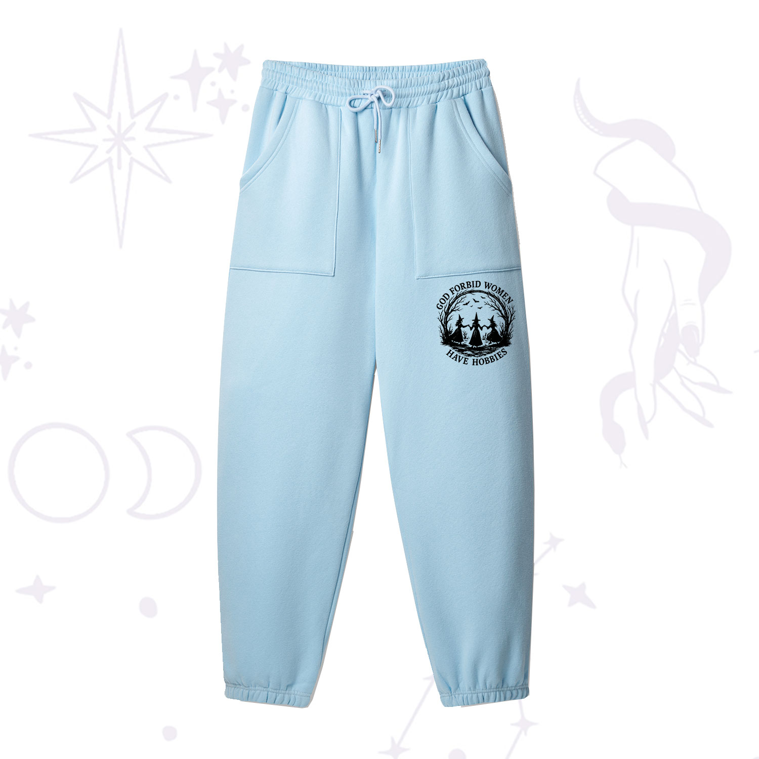 Purplehecate God Forbid Women Have Hobbies Fleece Sweatpants