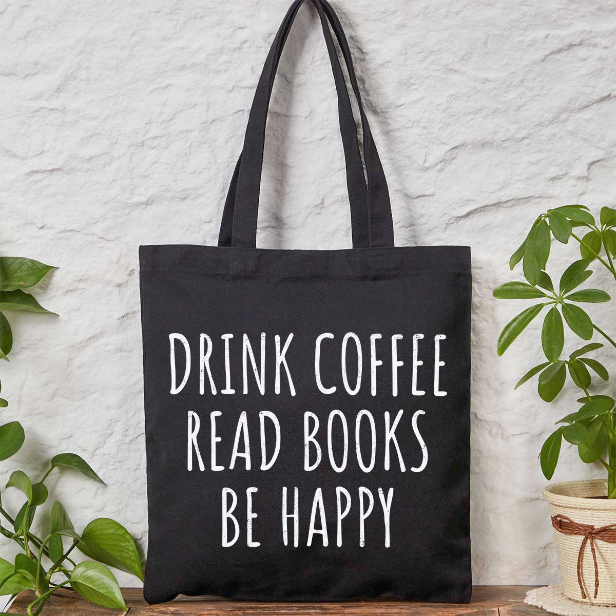 Purplehecate Drink Coffee Read Books Be Happy Tote Bag