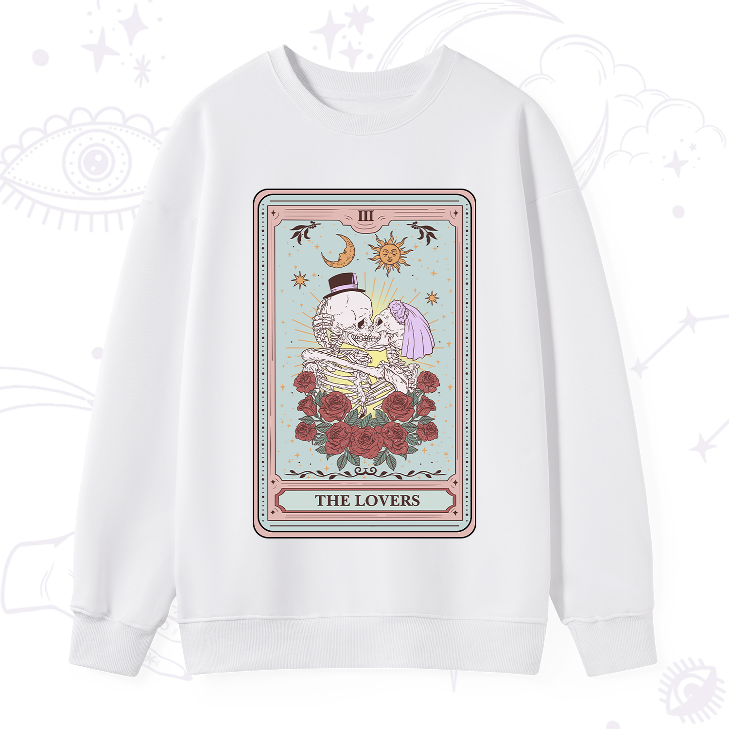 Purplehecate The Lovers Tarot Sweatshirt