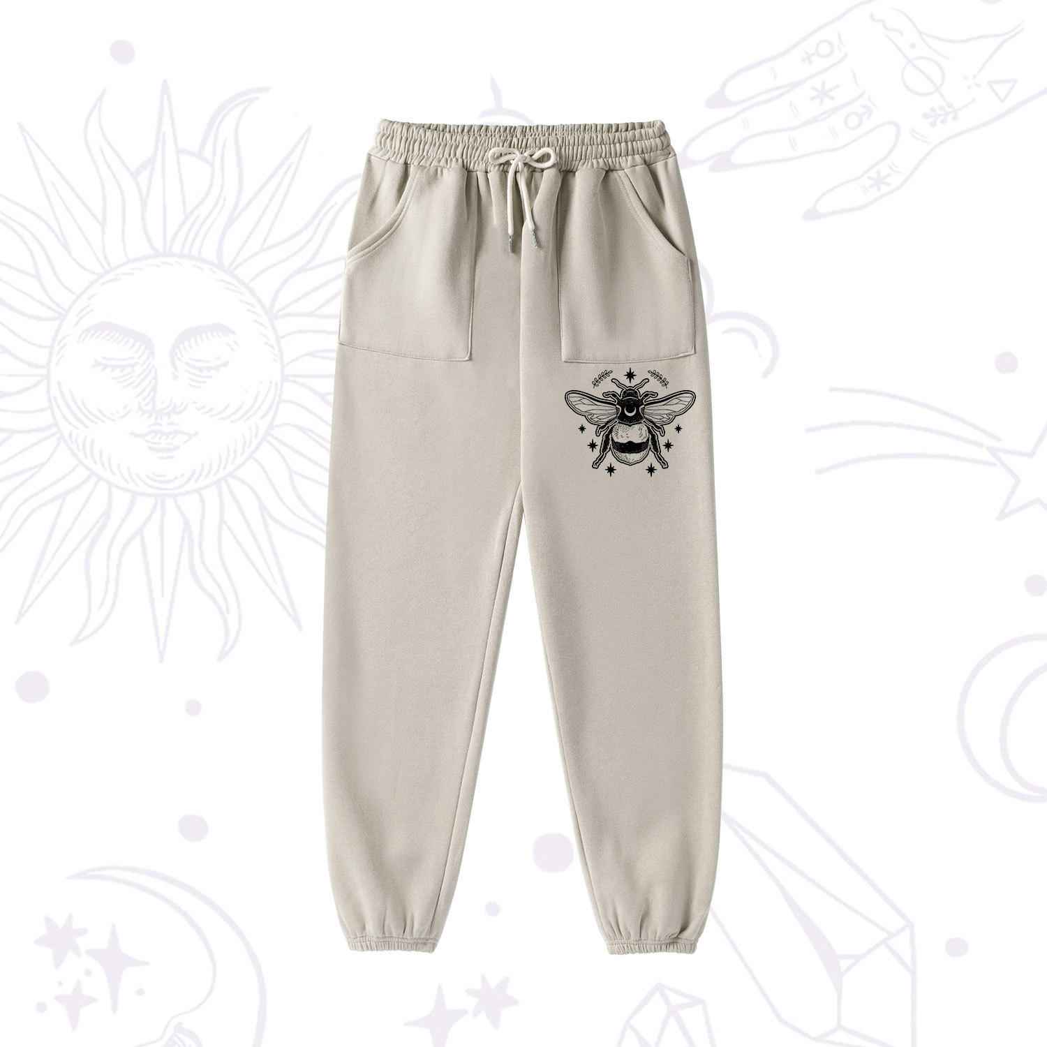 Purplehecate Moon Bee Fleece Hoodie Suit