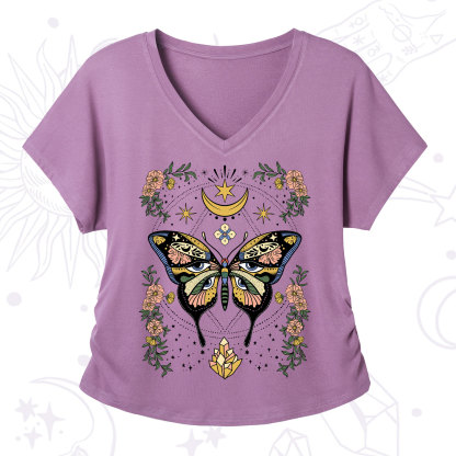 Purplehecate I Am Opening V-Neck T-Shirt