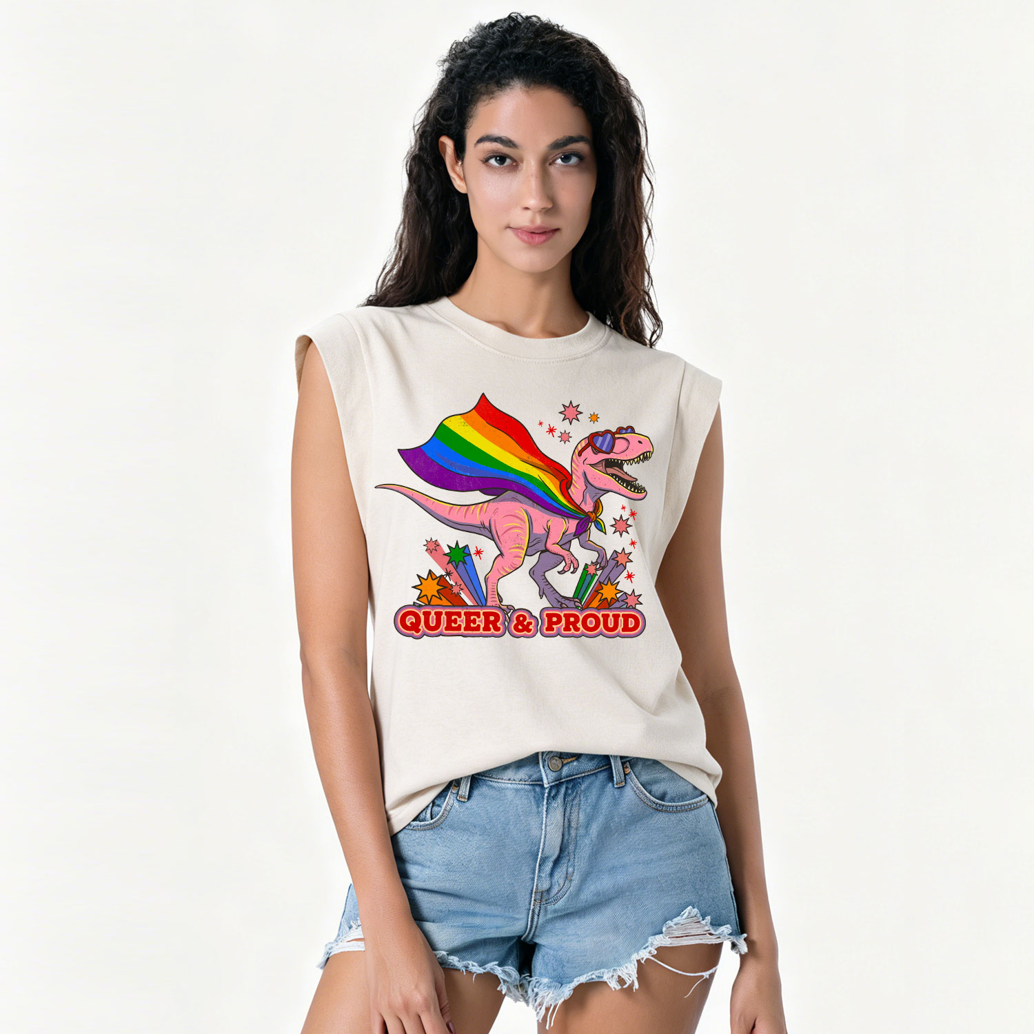 Purplehecate Queer and Proud Vintage Washed Tank