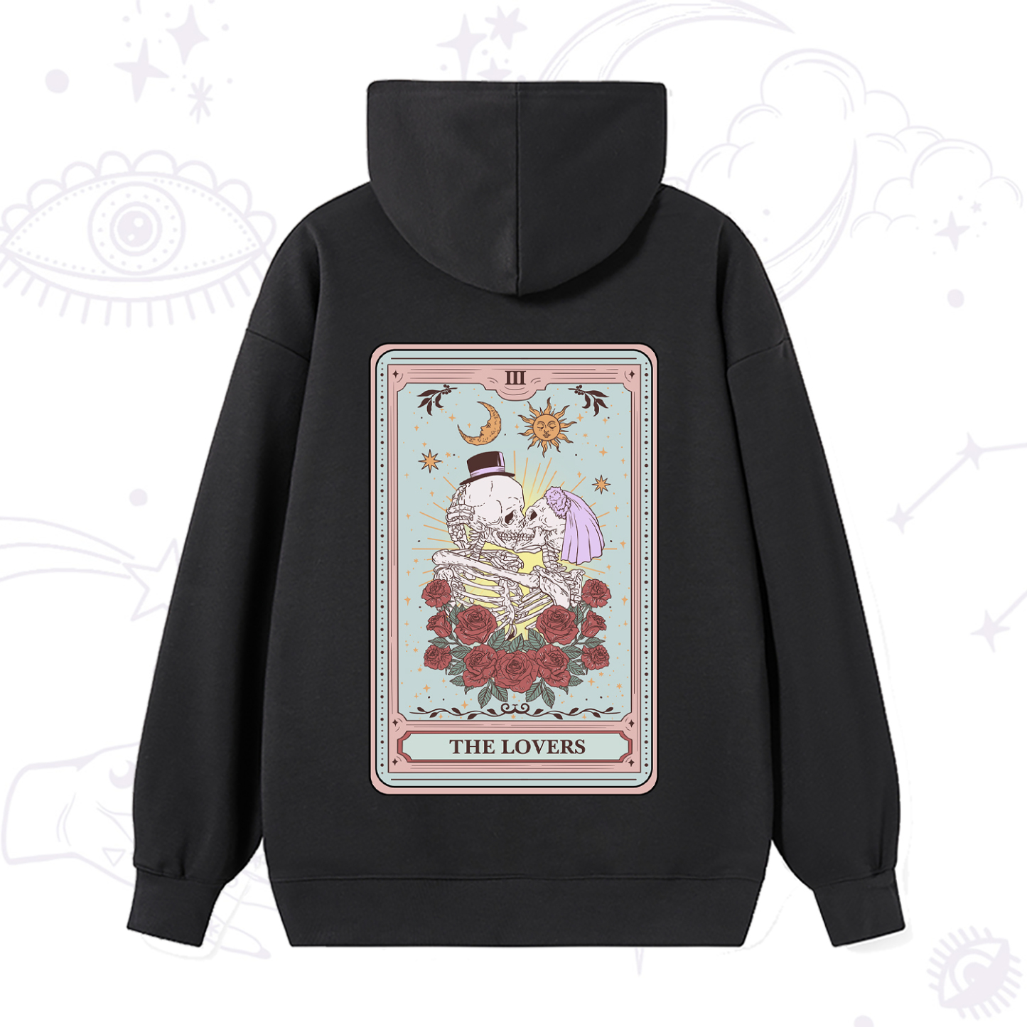 Magic Purplehecate The Lovers Tarot Hoodie