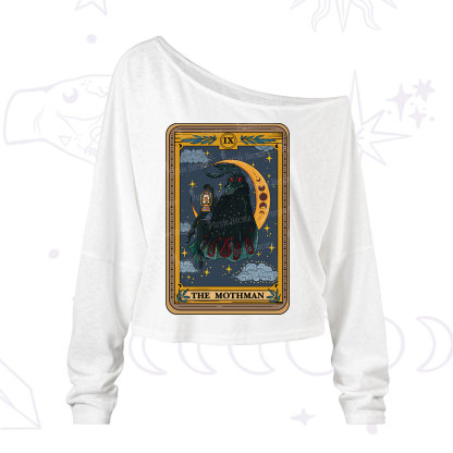 Purplehecate The Mothmen Tarot One Shoulder Long Sleeve Shirt