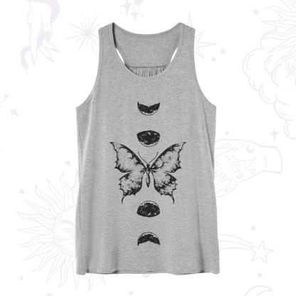 Purplehecate Lunar Butterfly Phases Tank