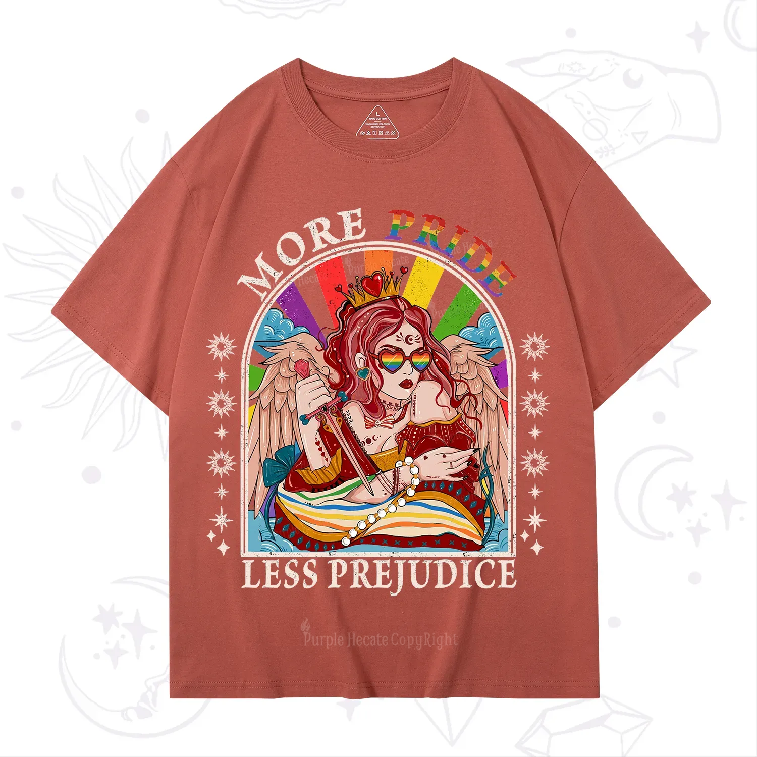 Purplehecate More Pride Less Prejudice T-Shirt
