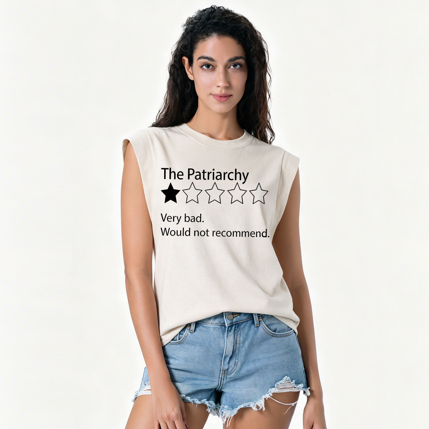 Purplehecate The Patriarchy Bad Review Vintage Washed Tank