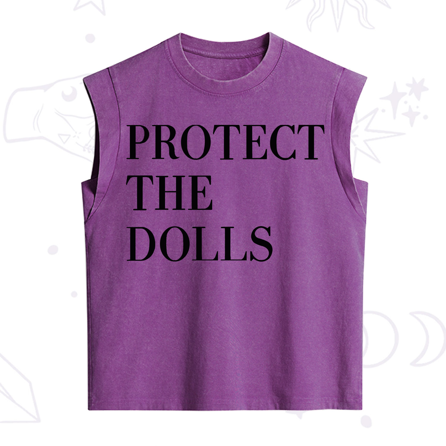Purplehecate Protect The Dolls Vintage Washed Tank