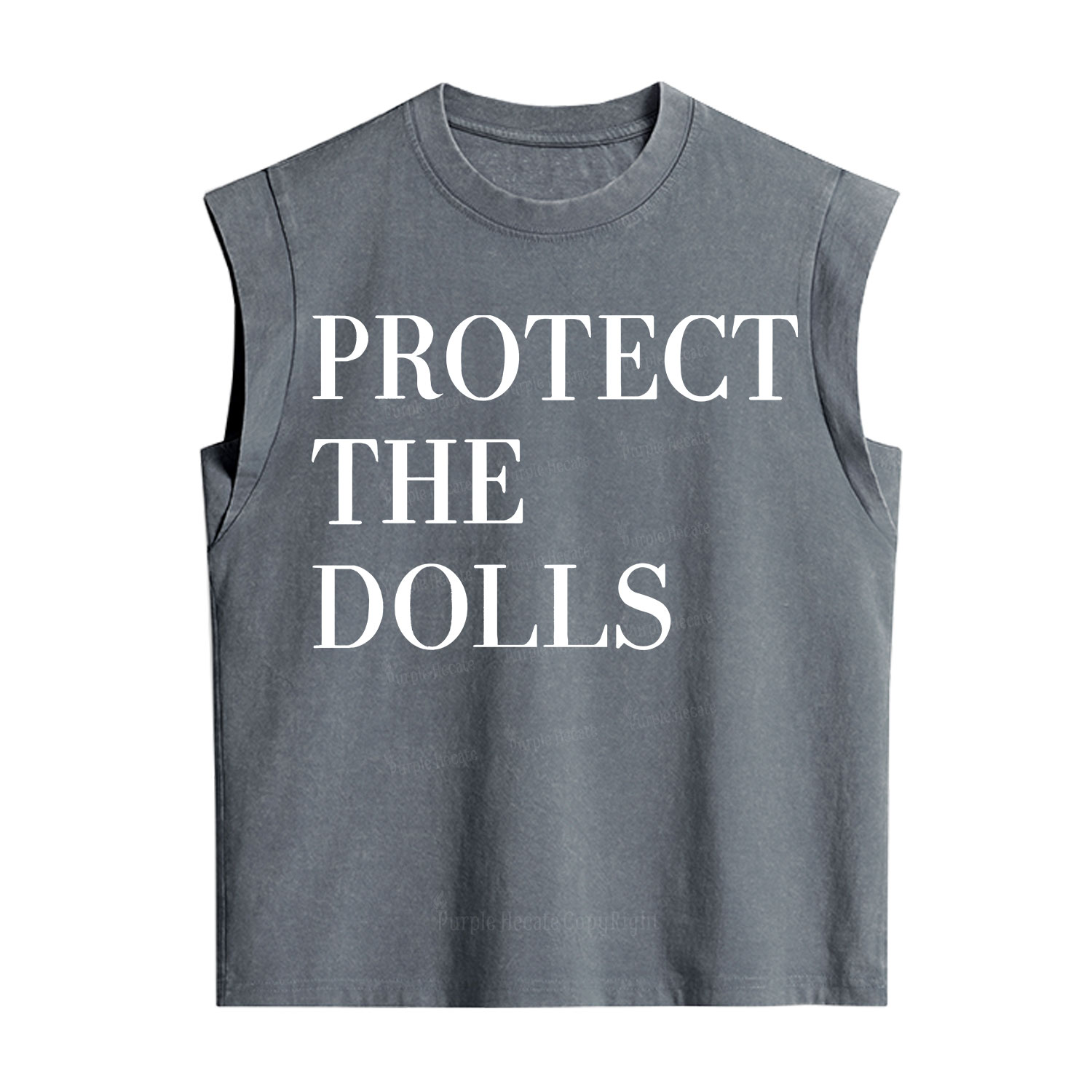 Purplehecate Protect The Dolls Vintage Washed Tank