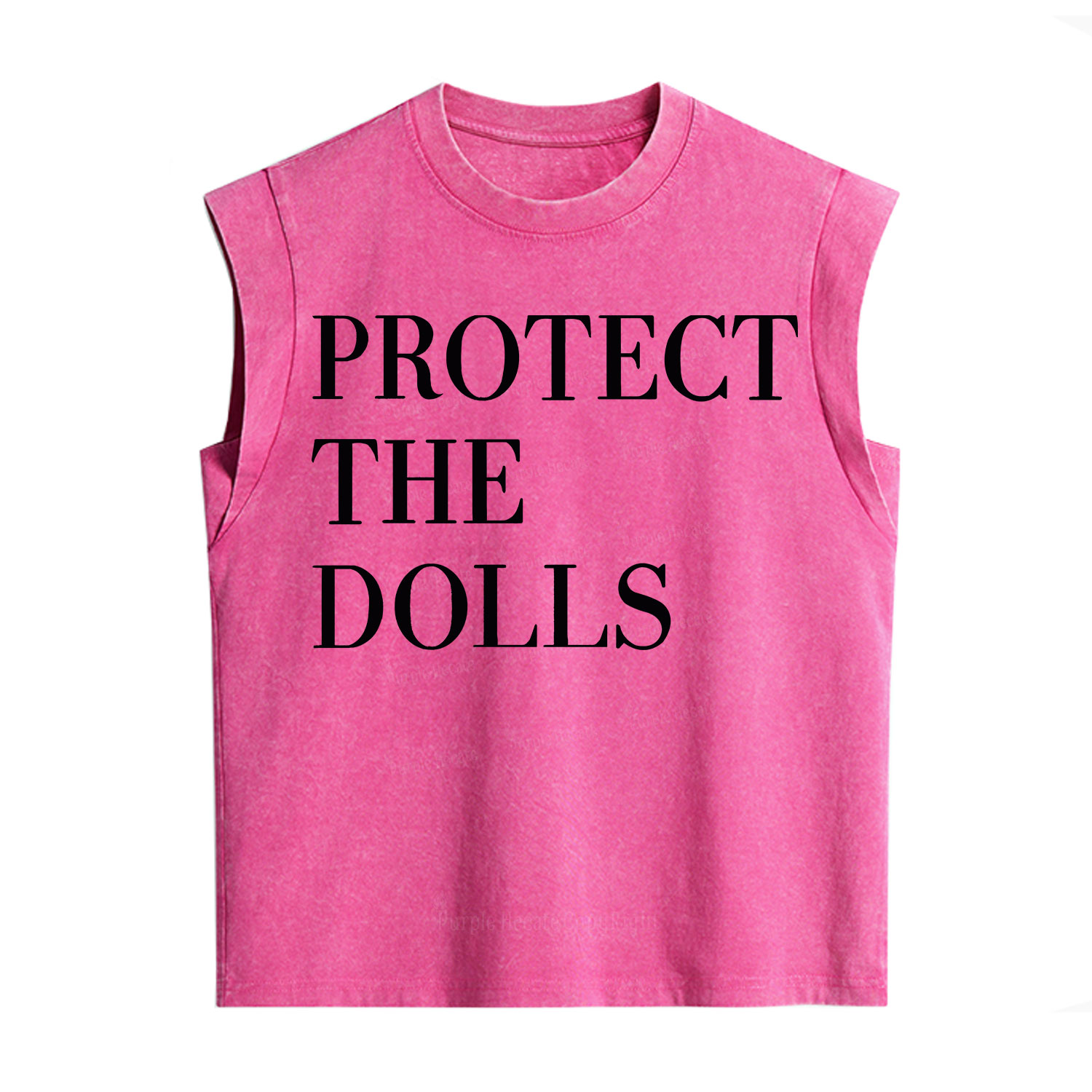 Purplehecate Protect The Dolls Vintage Washed Tank