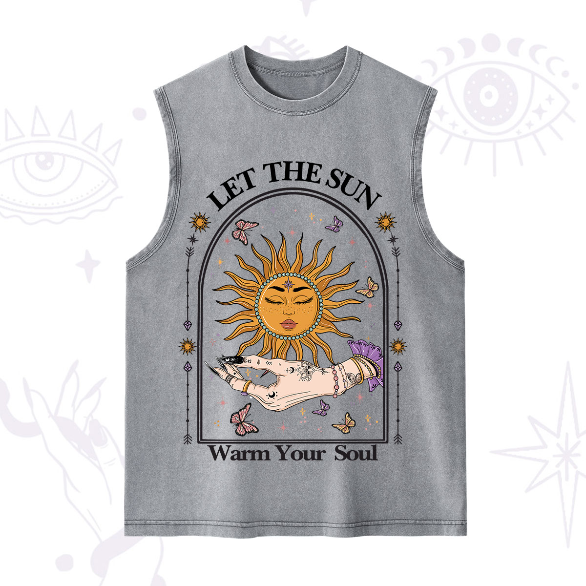 Purplehecate Let The Sun Warm Your Soul Washed Tank