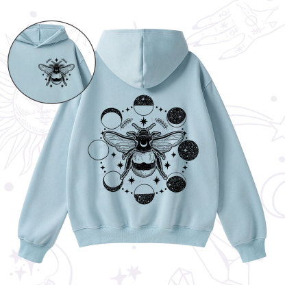 Purplehecate Moon Bee Fleece Hoodie Suit