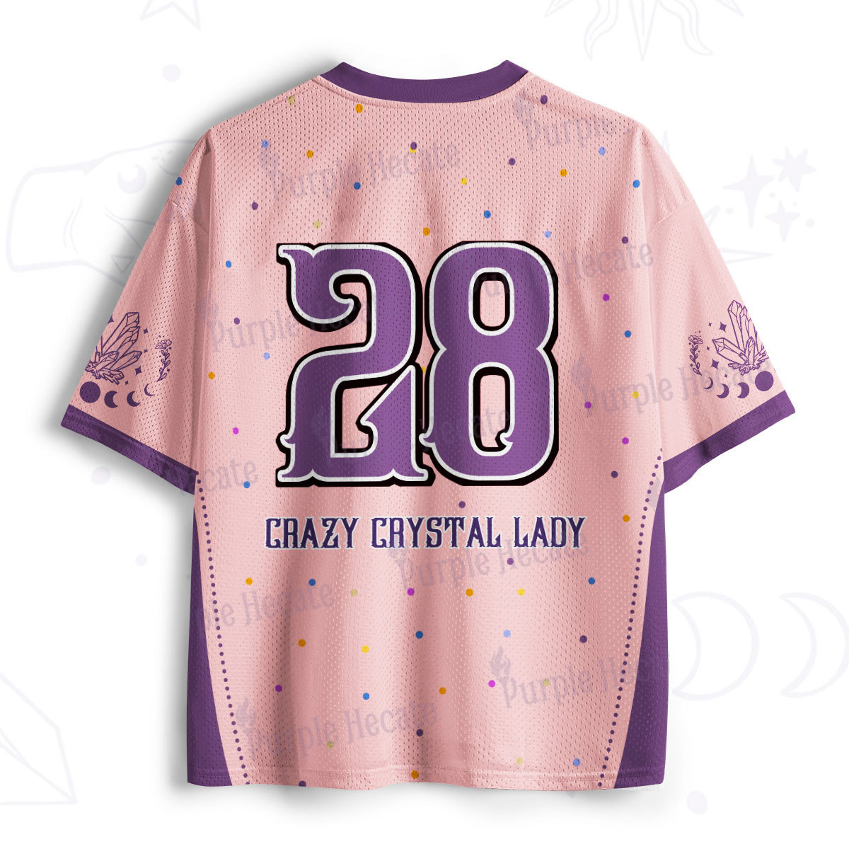 Purplehecate Crazy Crystal Lady Mesh Jersey