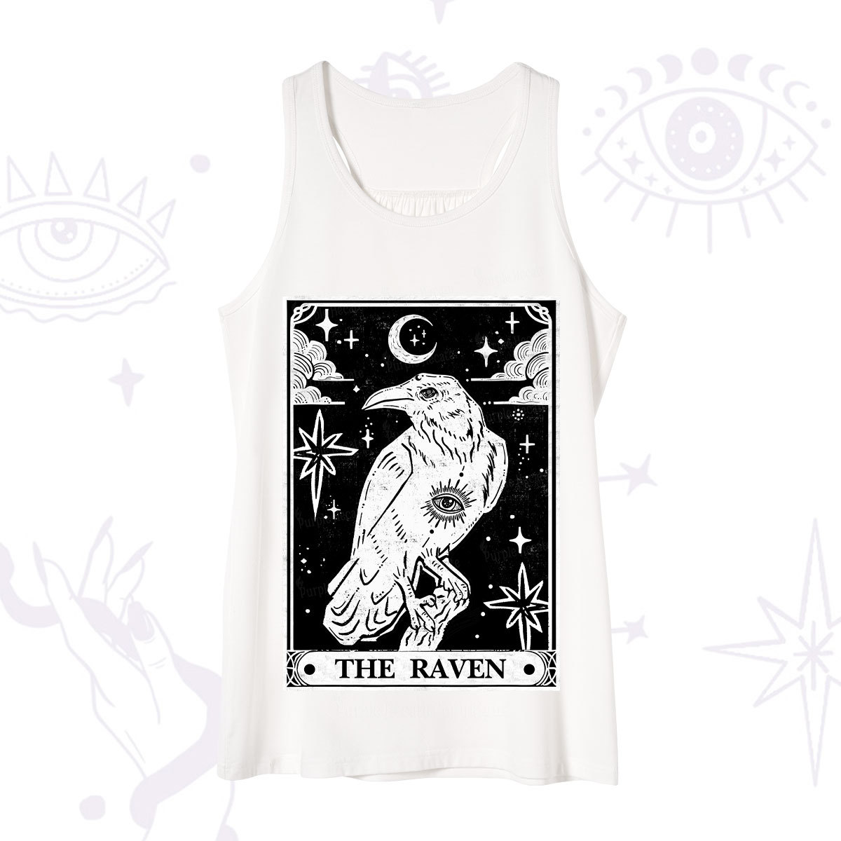 Purplehecate The Raven Tarot Tank