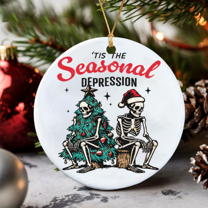 Purplehecate Seasonal Depression Christmas Ornament