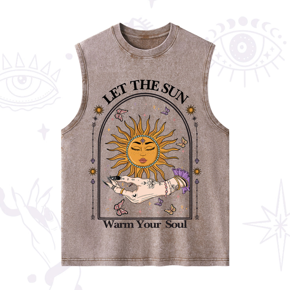 Purplehecate Let The Sun Warm Your Soul Washed Tank