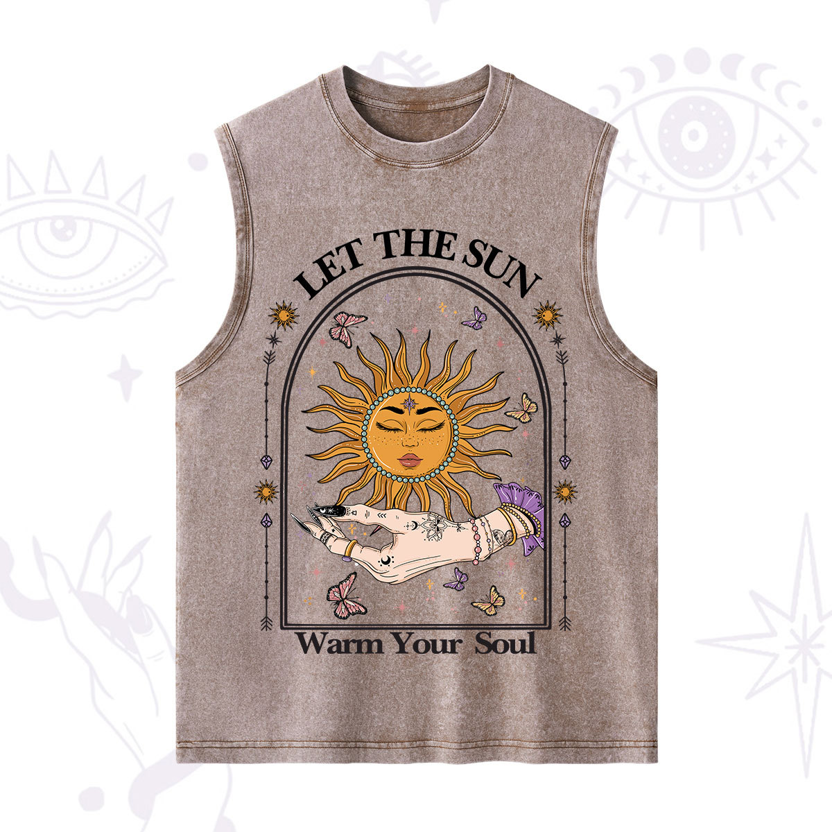 Purplehecate Let The Sun Warm Your Soul Washed Tank