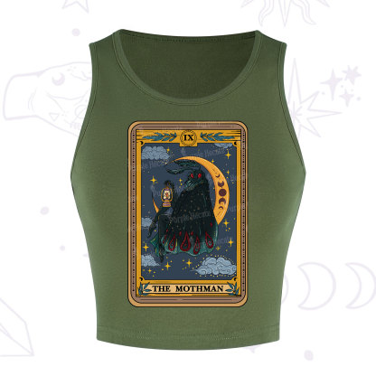 Purplehecate The Mothmen Tarot Crop Tank
