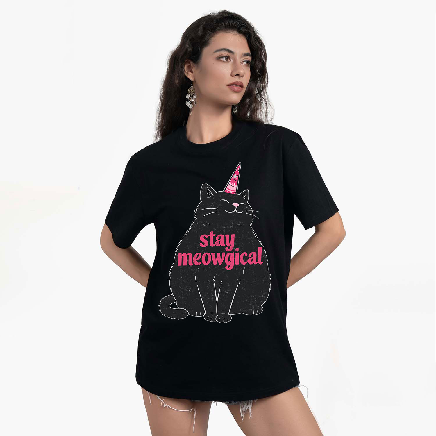 Purplehecate Stay Meowgical T-Shirt