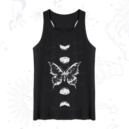 Purplehecate Lunar Butterfly Phases Tank