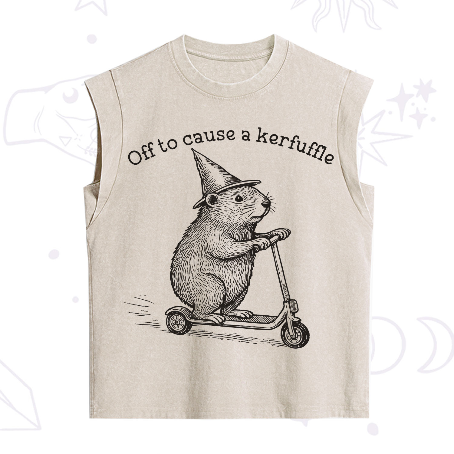 Purplehecate Off to Cause A Kerfuffle Vintage Washed Tank