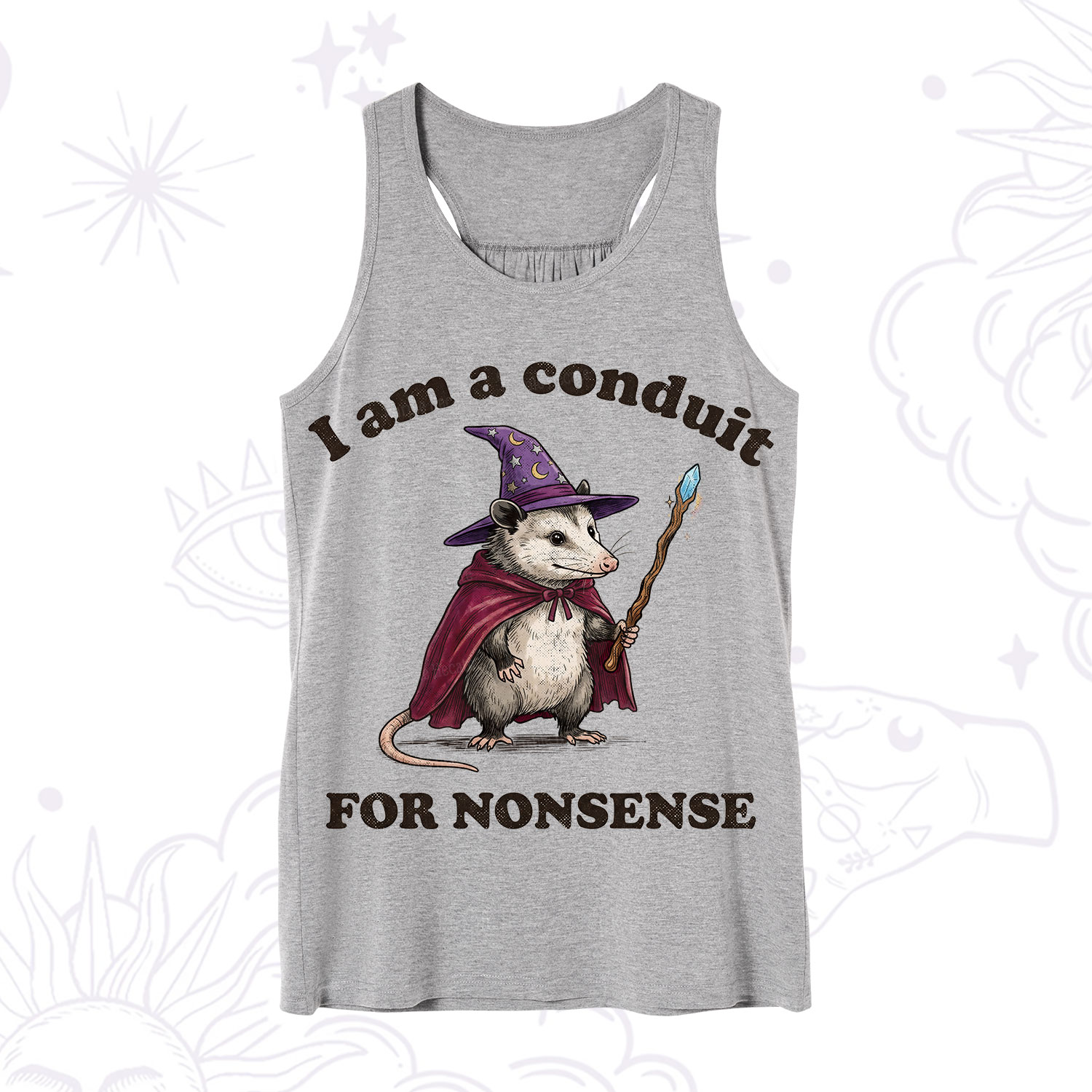 Purplehecate I Am A Conduit for Nonsense Possum Tank