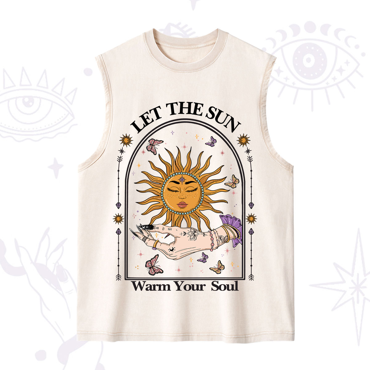 Purplehecate Let The Sun Warm Your Soul Washed Tank
